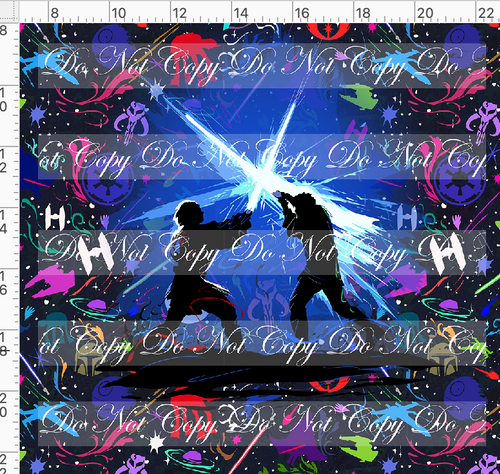 CATALOG - PREORDER R117 - Artistic Wars - Panel - Fight Scene - Colorful - ADULT