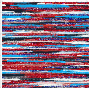 PREORDER - Countless Coordinates - Red, White, Blue Glitter Strokes