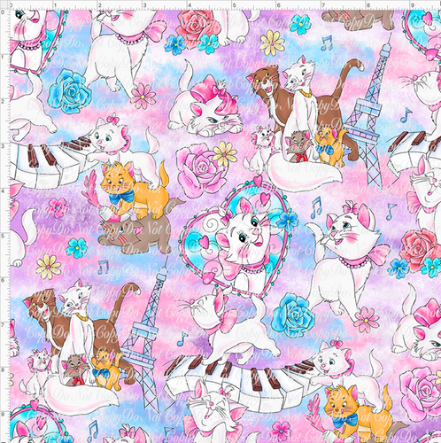 CATALOG PREORDER R38 - Pastel Cats - Tossed (10x10) Regular Scale