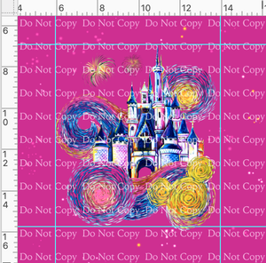 CATALOG - PREORDER R41 - Starry Castle - Panel - Pink - CHILD