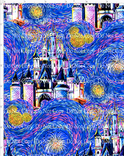 CATALOG - PREORDER R41 - Starry Castle - Main - Royal Blue - REGULAR SCALE
