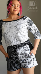 CATALOG - PREORDER  R117 - Monochrome NBC - Background - Webs - Black