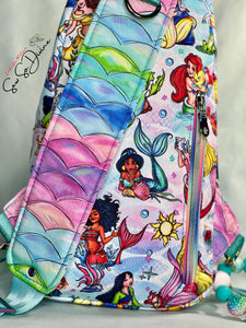 Retail - Mermaid Princesses - Mermaid Scales - Horizontal Color - REGULAR SCALE