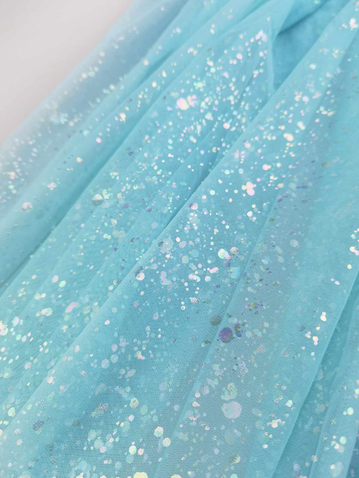 Ready to Ship - Iridescent - Splatter - Tulle - Cotton Candy