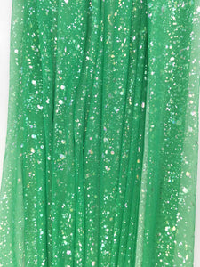 Ready to Ship - Iridescent - Splatter - Tulle - Lime