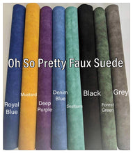 RETAIL - Faux Suede Vinyl - ROYAL BLUE