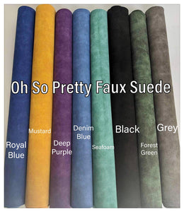 RETAIL - Faux Suede Vinyl - ROYAL BLUE