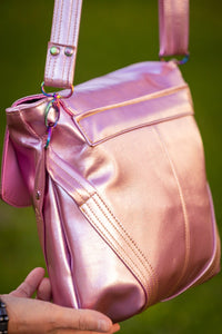 Retail - Crumpled Shimmer Vinyl - Ballerina Pink #280