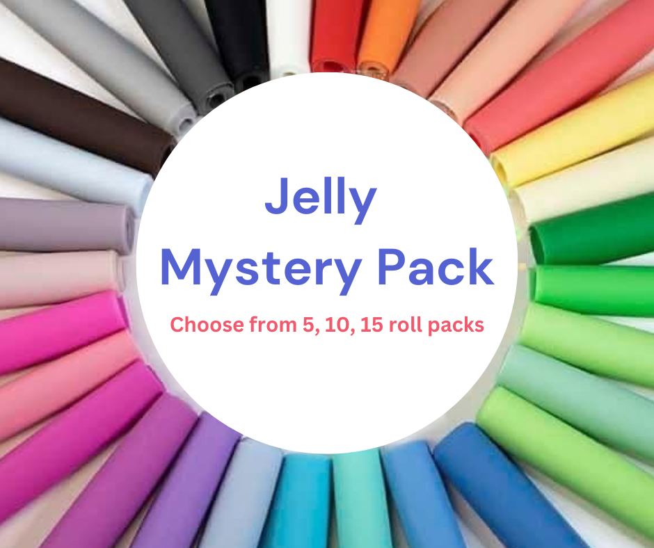 Mystery Pack- JELLY Vinyl (5, 10, or 15 rolls)