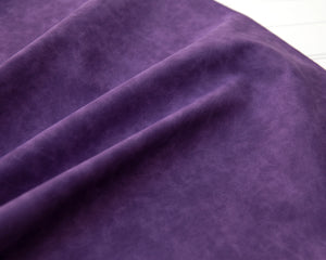 Purple Faux Suede Fabric