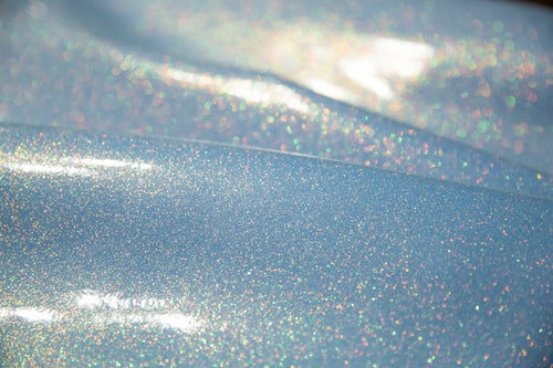 PREORDER - Glitterati Woven Backed Vinyl - Sky Blue #3