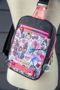 Retail - The Tour - Swiftie - Elements - Pink - SMALL SCALE - Bag Makers Roll - 18"