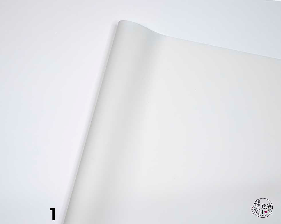 Retail - Jelly Vinyl Solid - #1 - White