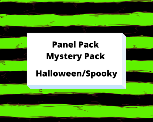 Retail - Cotton Spandex - Panels - Mystery Pack - Halloween/Spooky