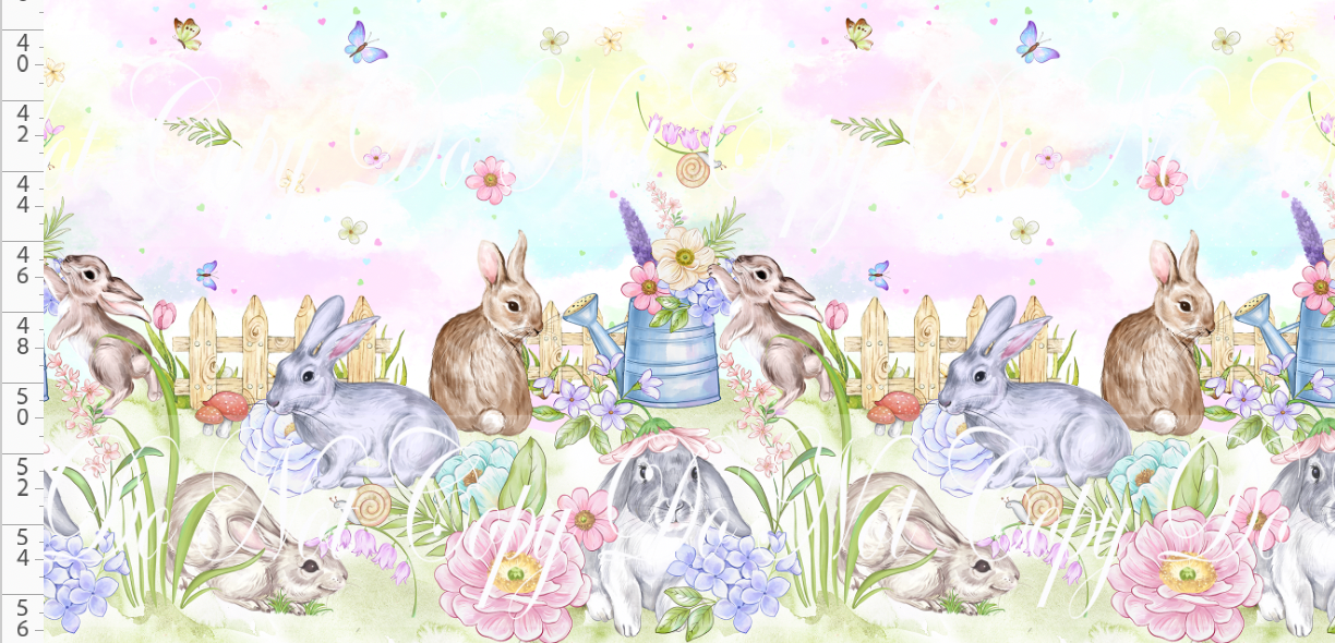 CATALOG - PREORDER R128 - Bunny Bliss - Double Border