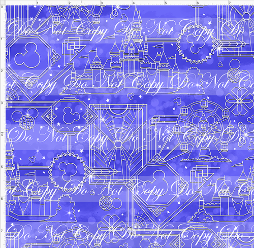 Retail - 100 Years of Wonder - Outlines - Blue Purple - SMALL SCALE