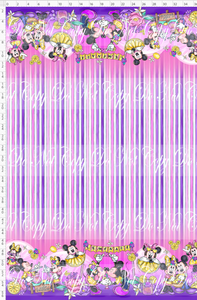 Retail - Violet Lemonade - Double Border - Pink Purple Stripe