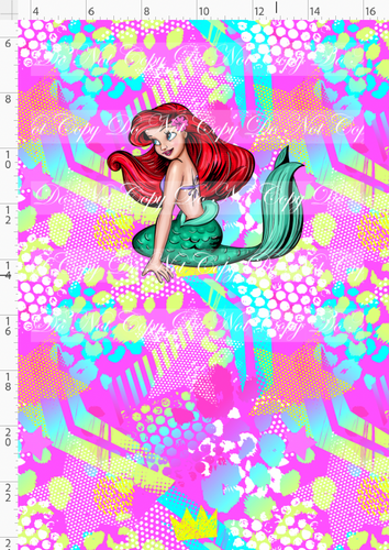Retail - Princess POP - Panel - Mermaid - Pink - CHILD
