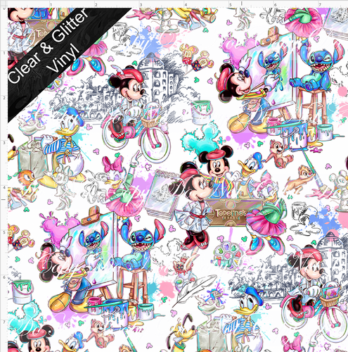 Retail - Little Mouse - Main -  SMALL SCALE - CLEAR & GLITTER VINYL
