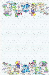 Retail - Back To School Pals 2.0 - Double Border - Notebook Paper