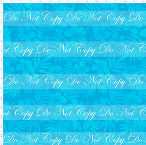 Retail - Summer Sanrio - Background - Blue Leaves