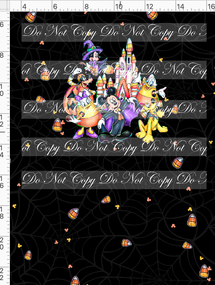 Retail - Candy Corn Friends - Panel - Group - Black - CHILD