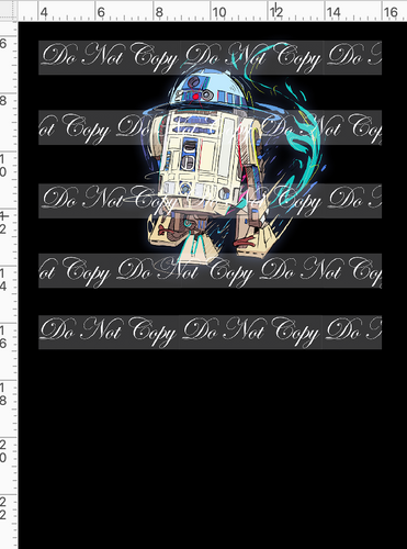 Retail - Artistic Wars - Panel - R2D - Black - CHILD