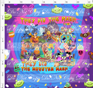 CATALOG - PREORDER R117 - Monster Mash - Panel - Everyone - Purple - ADULT