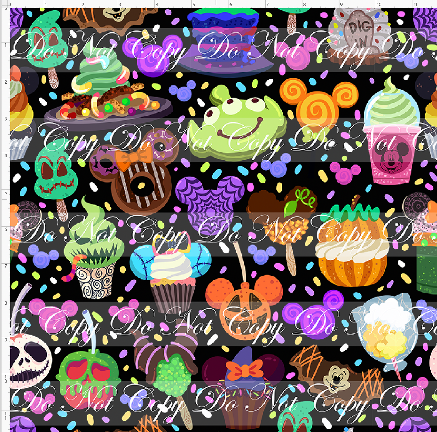 CATALOG - PREORDER R117 - Monster Mash - Treats - Black - REGULAR SCALE