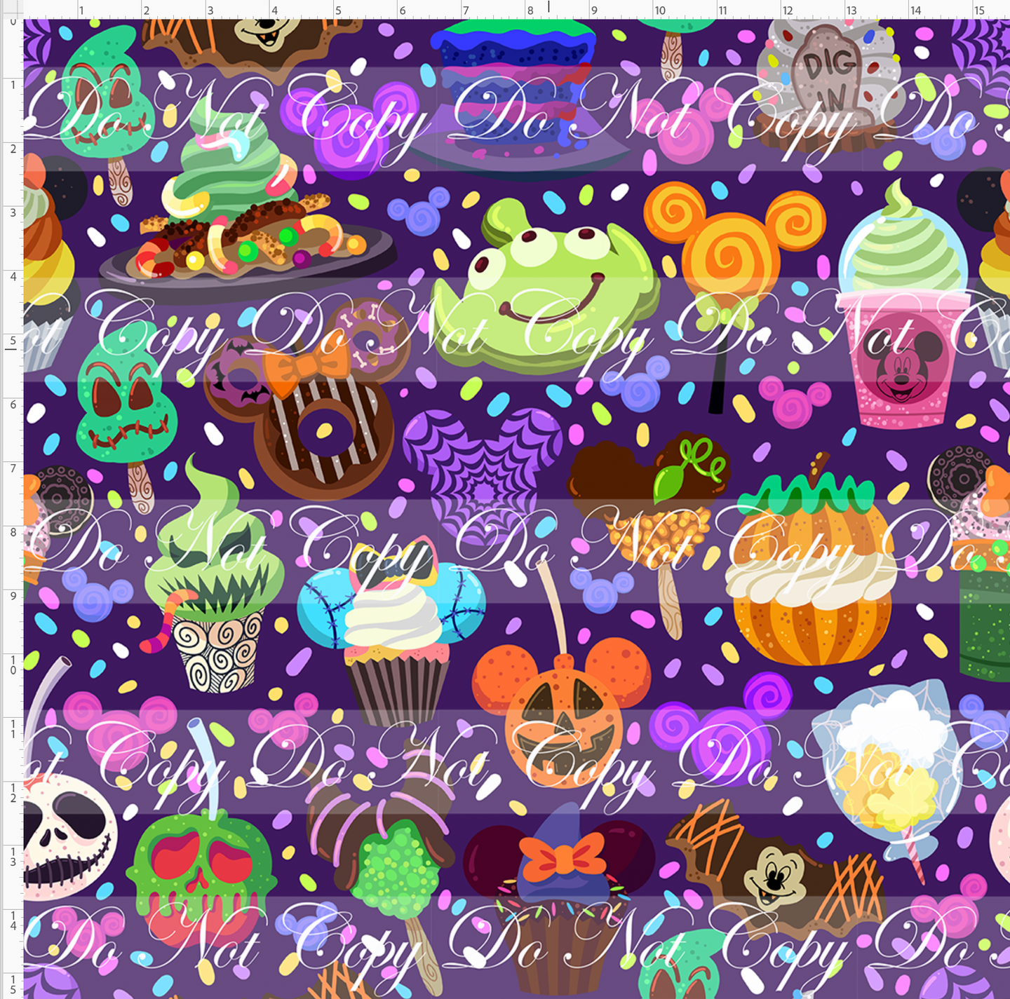 CATALOG - PREORDER R117 - Monster Mash - Treats - Purple - LARGE SCALE