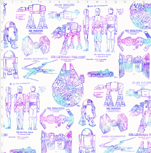 CATALOG - PREORDER R117 - Sketchy Wars - Sketches - Color on White - LARGE SCALE