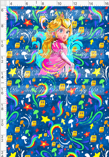 PREORDER - Artistic Brothers - Panel - Princess - Navy Background - CHILD