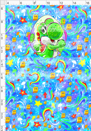 PREORDER - Artistic Brothers - Panel - Yosh - Blue Background - CHILD