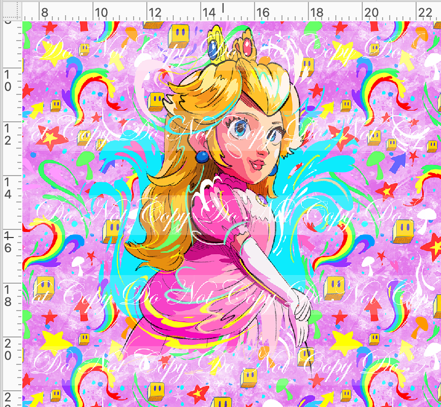 PREORDER - Artistic Brothers - Panel - Princess - Pink Background - ADULT