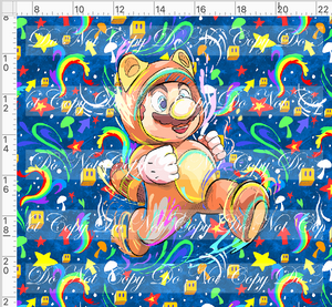 PREORDER - Artistic Brothers - Panel - Racoon - Navy Background - ADULT