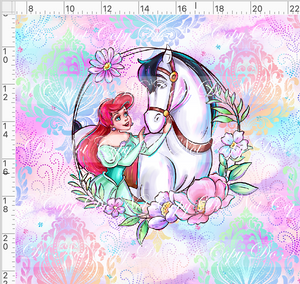 CATALOG - PREORDER R117 - Equestrian Princesses - Panel - Mermaid Princess - ADULT
