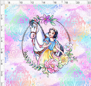 Retail - Equestrian Princesses - Panel - Snow - ADULT