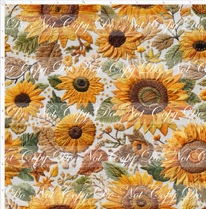PREORDER - Embroidery Collection - Autumn Sunflowers - SMALL SCALE