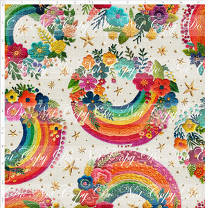 PREORDER - Embroidery Collection - Bright Rainbow Floral - REGULAR SCALE