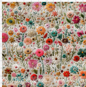 PREORDER - Embroidery Collection - Bright Wild Flowers - REGULAR SCALE