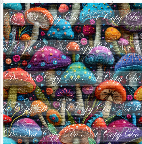 PREORDER - Embroidery Collection - Colorful Mushrooms - SMALL SCALE
