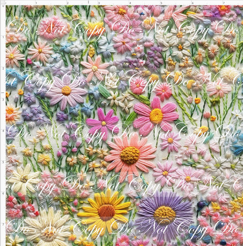 PREORDER - Embroidery Collection - Colorful Spring Flower Mix - SMALL SCALE