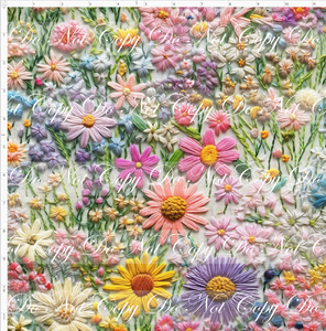 PREORDER - Embroidery Collection - Colorful Spring Flower Mix - REGULAR SCALE