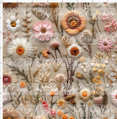 PREORDER - Embroidery Collection - Earth Tone Floral - SMALL SCALE