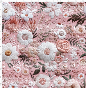 PREORDER - Embroidery Collection - Spring Pink Floral - REGULAR SCALE