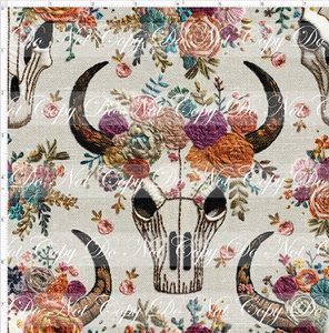 PREORDER - Embroidery Collection - Western Skull - REGULAR SCALE