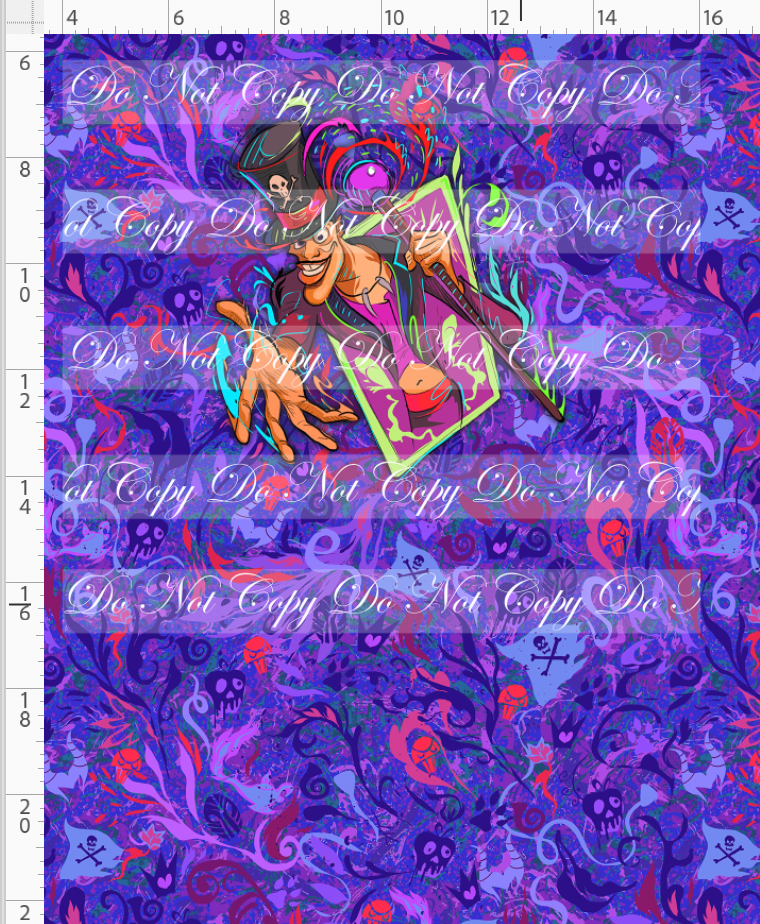 Retail - Artistic Villains - Panel - Card Man - Purple Pink - CHILD