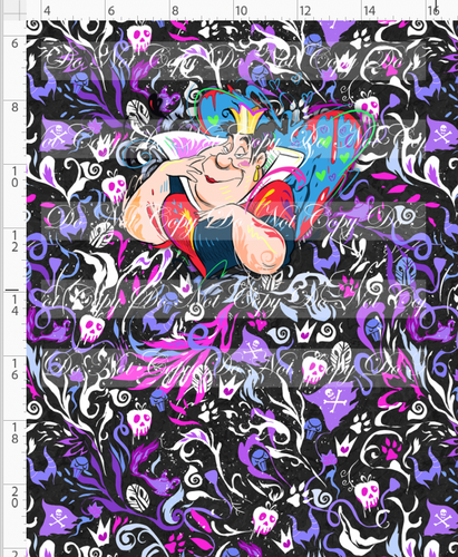 PREORDER - Artistic Villains - Panel - Heart Queen - White Purple Pink - CHILD