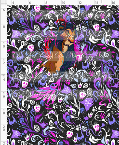 Retail - Artistic Villains - Panel - Lion - White Purple Pink - CHILD