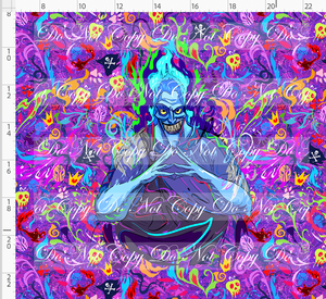 PREORDER - Artistic Villains - Panel - Blue Flames - Colorful - ADULT